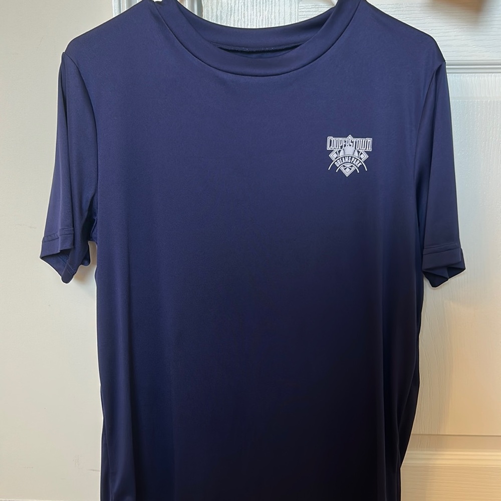 Cooperstown Dream Park Adult XS Navy Blue baseball t-shirt
